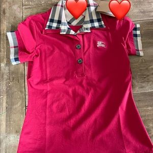 British plaid inspired polo